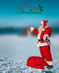 Santa claus christmas editing background