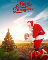 Santa claus christmas editing background hd