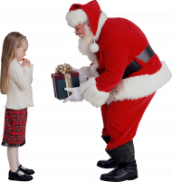 Santa claus gift png images