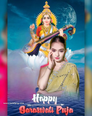 Saraswati mata photoshop cb editing background