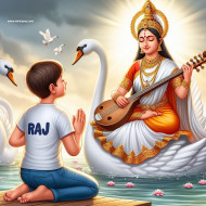 Saraswati Puja 3D Ai Photo Editing T Shirt Name Images Bing Ai