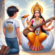 Saraswati Puja Ai Photo Editing Prompt Link 2024 Bing Image Creator