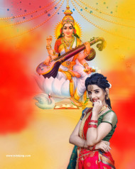 Saraswati puja editing backgroundSnapseed
