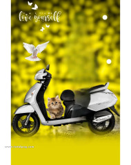 Scooty cb editing background snapseed