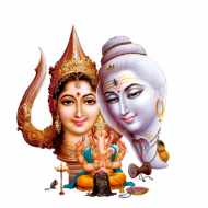 Shiv parvati ganesh hd png