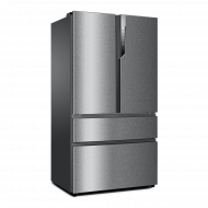 Silver black Refrigerator png images, Fridge transparent background