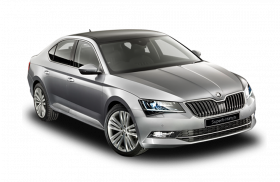 Silver transprent png skoda