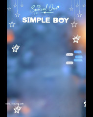 Simple boy totalpng cb editing background