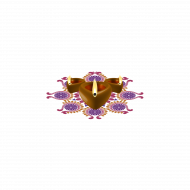 Single diya Transparent png images