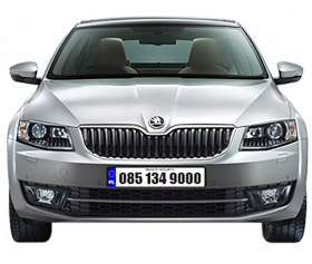 Skoda front view transprent png (2)