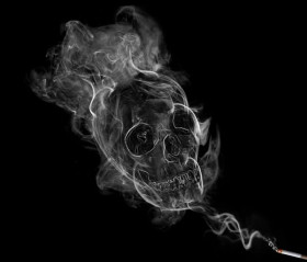 Skull smoke png