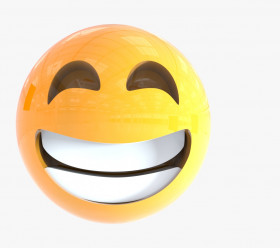 Smiling face 3d emoji transparent png