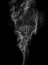 Smoke skull png