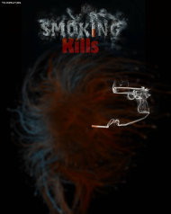 Smoking kills hd editing background