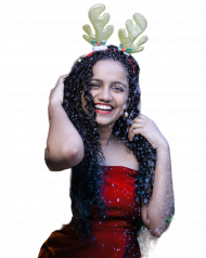 Snata Girl PNG Transparent Images Free