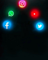 Social media editing background