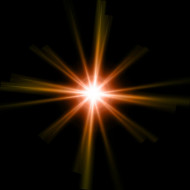 Star lens flare png