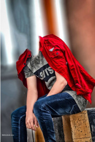 Stylish boy head cut background (3)