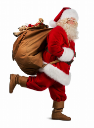 Sunning Santa PNG Transparent Images Free Download