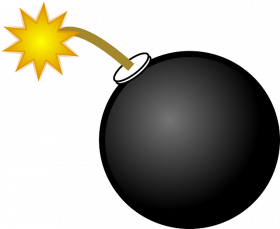 Throwing bomb Png Transparent Background image