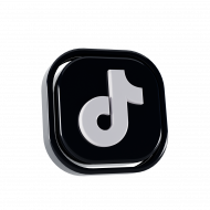 Tikrok 3d transparent background png