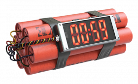 Time bomb png, Time bomb transparent background
