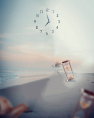 time editing background