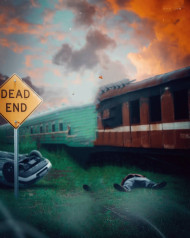 Train editing background