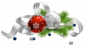 Transparent Christmas Decoration PNG Picture