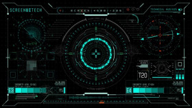 Transparent futuristic background futuristic neon circle png (1)