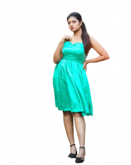 Transparent Girl PNG for Holi photo editing