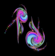 Transprenst blue lens flare png (4)