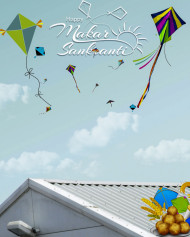 Trending makar sankranti editing background