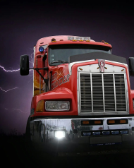 truck editing background