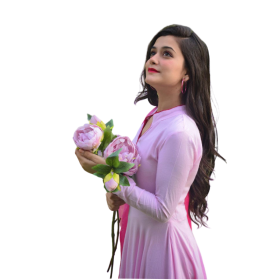 Valentine day girl png background download