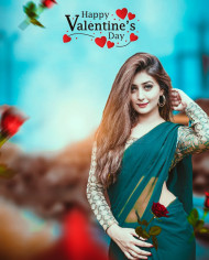Valentines Day Love Cb Background With girl