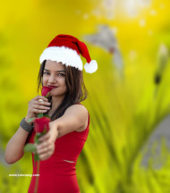 Viral christmas editing background