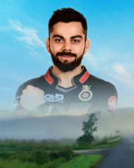 Virat kohli editing background