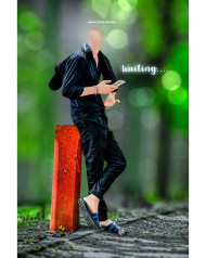 Waiting Picsart Body Without Face Cb editing Background