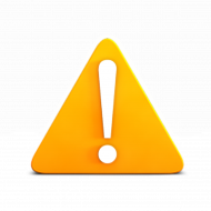 Warning icon transparent png hd