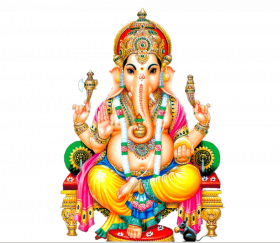 Wedding card ganesh ji png