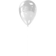 White Balloon PNG Transparent Images Free Download