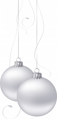 White Christmas ball png images