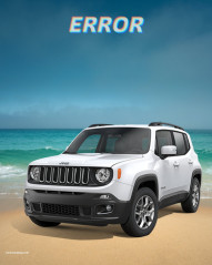 White jeep editing background