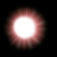 White light lens flare png