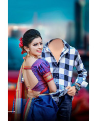 Without face Cute Girl editing background