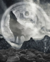 Wolf moon hd editing background