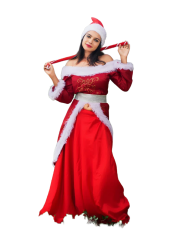 Women santa claus PNG Transparent Images Free