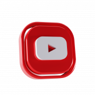 Youtube 3d png transparent background free download